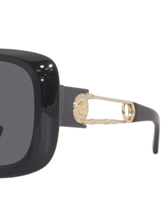 Versace Woman Sunglasses Black Frame, Dark Grey Lenses, 54MM main image 9